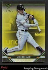 Alex Bregman [Citrine] #20 Baseball Cards 2021 Topps Triple Threads Prices