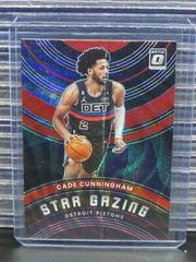 Cade Cunningham [Red Wave] #15 Basketball Cards 2022 Panini Donruss Optic Star Gazing Prices