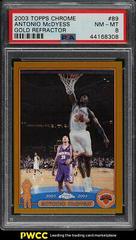 Antonio McDyess [Gold Refractor] #89 Basketball Cards 2003 Topps Chrome Prices
