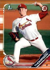 Zack Thompson [Orange] Baseball Cards 2019 Bowman Draft Prices