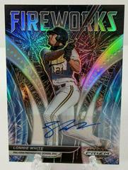 Lonnie White [Autograph Silver Prizm] Baseball Cards 2021 Panini Prizm Draft Picks Fireworks Prices