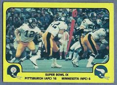 Super Bowl IX #65 Football Cards 1978 Fleer Team Action Prices
