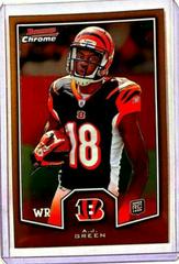 A.J. Green #BCR-8 Football Cards 2011 Bowman Chrome Rookie Preview Prices