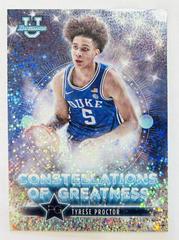 Tyrese Proctor #COG-12 Basketball Cards 2022 Bowman University Best Constellations of Greatness Prices