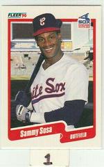 Sammy Sosa Baseball Cards 1990 Fleer Canadian Prices