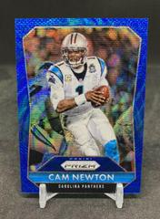 Cam Newton [Blue Wave Prizm] Football Cards 2015 Panini Prizm Prices