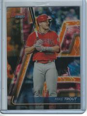 Mike Trout [Orange Refractor] #2 Baseball Cards 2020 Bowman's Best Prices