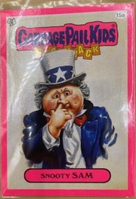 Snooty SAM [Pink] #15a 2011 Garbage Pail Kids