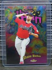 Shane Bieber #FTM-23 Baseball Cards 2020 Topps Finest 1998 the Man Prices