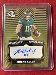 Brent Celek [Gold] #INV-BCE Football Cards 2021 Panini Chronicles Invincible Autographs Prices