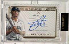 Julio Rodriguez Baseball Cards 2023 Topps Definitive Autograph Collection Prices