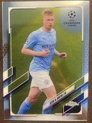 Kevin De Bruyne Soccer Cards 2020 Topps Chrome UEFA Champions League Prices