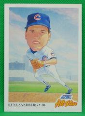 Ryne Sandberg #665 Baseball Cards 1991 Score Prices