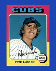 Pete LaCock Baseball Cards 1975 O Pee Chee Prices