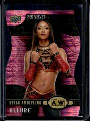 Red Velvet [Pink] #TA-15 Wrestling Cards 2022 Upper Deck Allure AEW Title Ambitions Prices