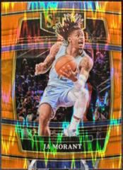 Ja Morant [Orange Flash Prizm] Basketball Cards 2021 Panini Select Prices