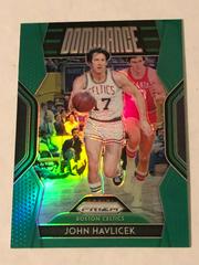 John Havlicek [Green Prizm] Basketball Cards 2018 Panini Prizm Dominance Prices