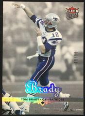 Tom Brady [Platinum Medallion] Football Cards 2006 Ultra Prices