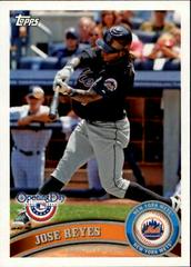 Jose Reyes #216 Baseball Cards 2011 Topps Opening Day Prices