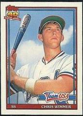 Chris Wimmer Baseball Cards 1991 Topps Traded Tiffany Prices