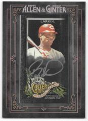 Barry Larkin [Black Frame] Baseball Cards 2022 Topps Allen & Ginter Mini Autographs Prices
