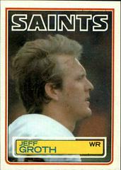 Jeff Groth #114 Football Cards 1983 Topps Prices
