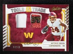 Antonio Gibson [Prime] #TTD-25 Football Cards 2022 Panini Absolute Tools of the Trade Double Prices