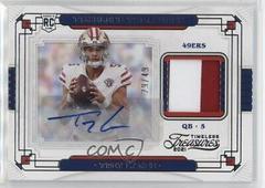 Trey Lance [Autograph] Football Cards 2021 Panini Chronicles Timeless Treasures Jersey Prices