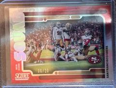 San Francisco 49ers [Red Zone] #S17 Football Cards 2022 Panini Score Squad Prices
