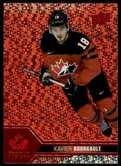 Xavier Bourgault [Red Champagne] Hockey Cards 2022 Upper Deck Team Canada Juniors Prices