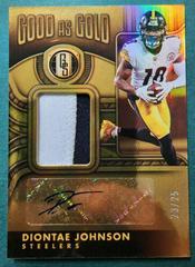 Diontae Johnson [Prime] Football Cards 2022 Panini Gold Standard Good as Autographs Prices