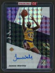 James Worthy Basketball Cards 2019 Panini Mosaic Autographs Prices