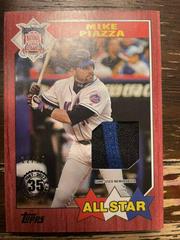 Mike Piazza [Red] #87R-MP Baseball Cards 2022 Topps 1987 Relics Prices