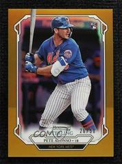 Pete Alonso [Gold Refractor] #BSR-61 Baseball Cards 2019 Bowman Sterling Prices