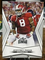 Jeoffrey Pagan #87 Football Cards 2014 Leaf Draft Prices