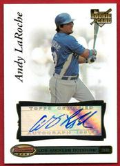Andy LaRoche [Autograph] #99 Baseball Cards 2007 Bowman's Best Prices