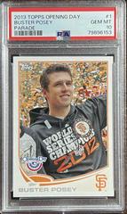 Buster Posey [Parade] #1 Baseball Cards 2013 Topps Opening Day Prices