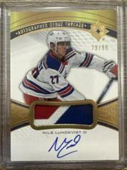 Nils Lundkvist #ADT-NL Hockey Cards 2021 Ultimate Collection Debut Threads Auto Patch Prices