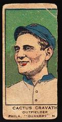 Cactus Cravath [Hand Cut] #11 Baseball Cards 1919 W514 Prices