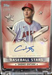 Shohei Ohtani [Red] #BSA-SO Baseball Cards 2022 Topps Update Stars Autographs Prices