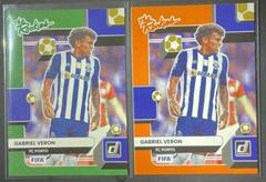 Gabriel Veron [Orange] #5 Soccer Cards 2022 Panini Donruss The Rookies Prices