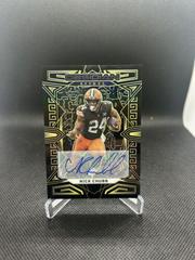 Nick Chubb [Yellow Electric Etch] #26 Football Cards 2023 Panini Obsidian Signature Prices
