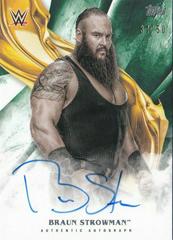 Braun Strowman [Green] #A-BS Wrestling Cards 2019 Topps WWE Undisputed Autographs Prices