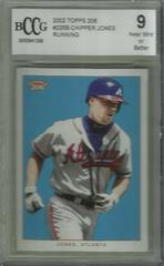 Chipper Jones [Running] Baseball Cards 2002 Topps 206 Prices