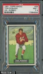 Tom Rushing [UN Rubbed] Football Cards 1951 Topps Magic Prices