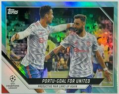 Bruno Fernandes, Cristiano Ronaldo Soccer Cards 2021 Topps UEFA Champions League Prices