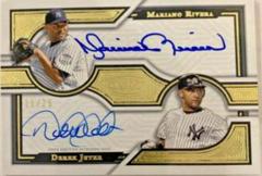 Mariano Rivera, Derek Jeter Baseball Cards 2023 Topps Tier One Dual Autographs Prices