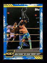 Akira Tozawa def. Isaiah 'Swerve' Scott [Blue] #12 Wrestling Cards 2021 Topps WWE NXT Prices