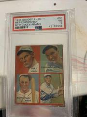 Adams, Bottomley, Comorosky, Piet #3F Baseball Cards 1935 Goudey 4 in 1 Prices