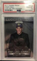 Lonzo Ball #ZO2 Basketball Cards 2017 Panini Prizm Luck of the Lottery Prices